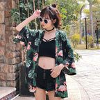 Sun Protection Jacket With Sleeves And Kimono Jacket