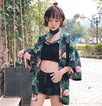 Sun Protection Jacket With Sleeves And Kimono Jacket