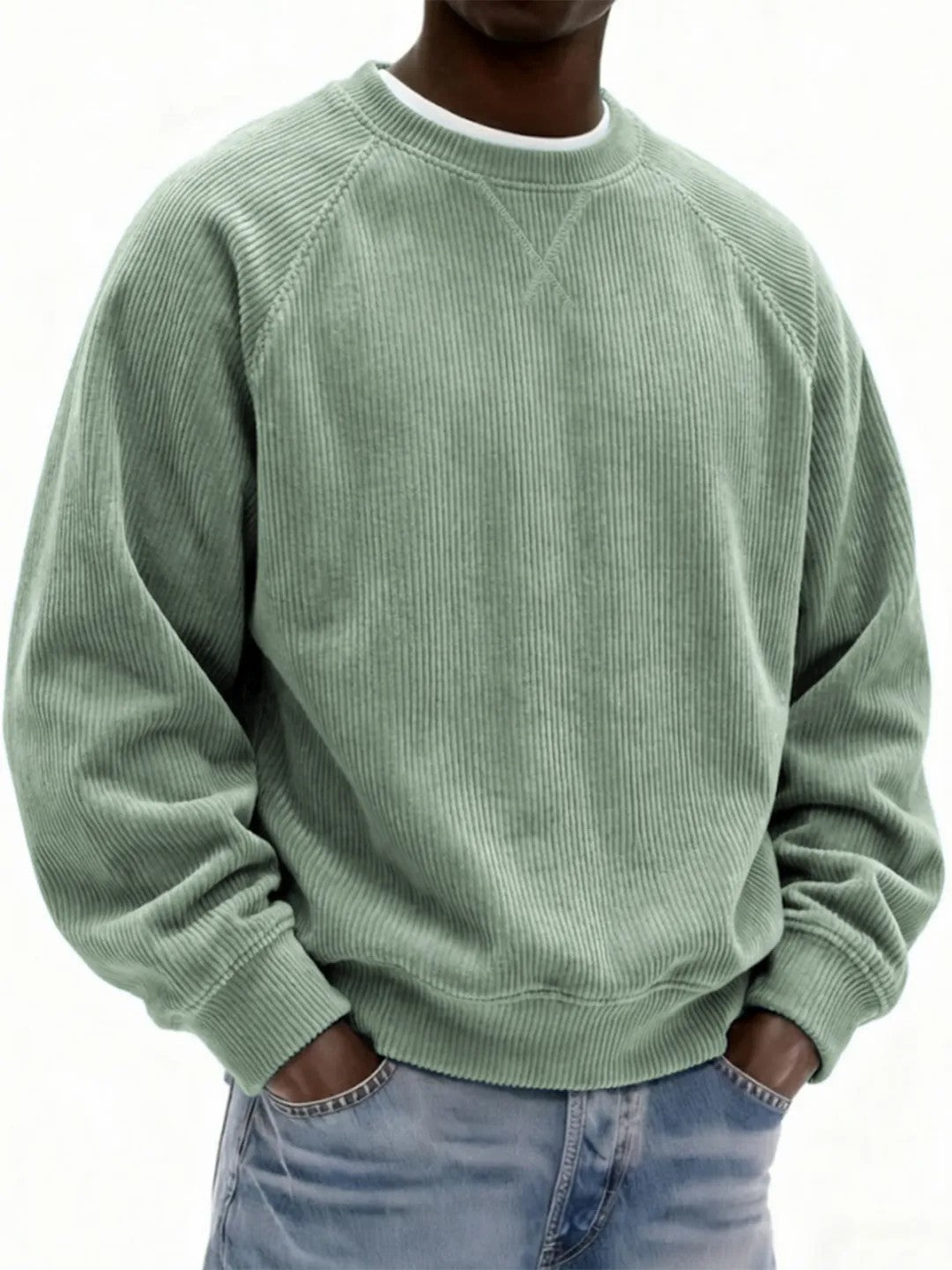 Men's Fashionable Simple And Relaxed Fit Sweatshirt