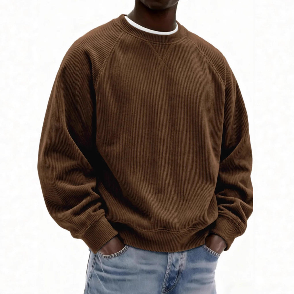 Men's Fashionable Simple And Relaxed Fit Sweatshirt