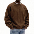 Men's Fashionable Simple And Relaxed Fit Sweatshirt