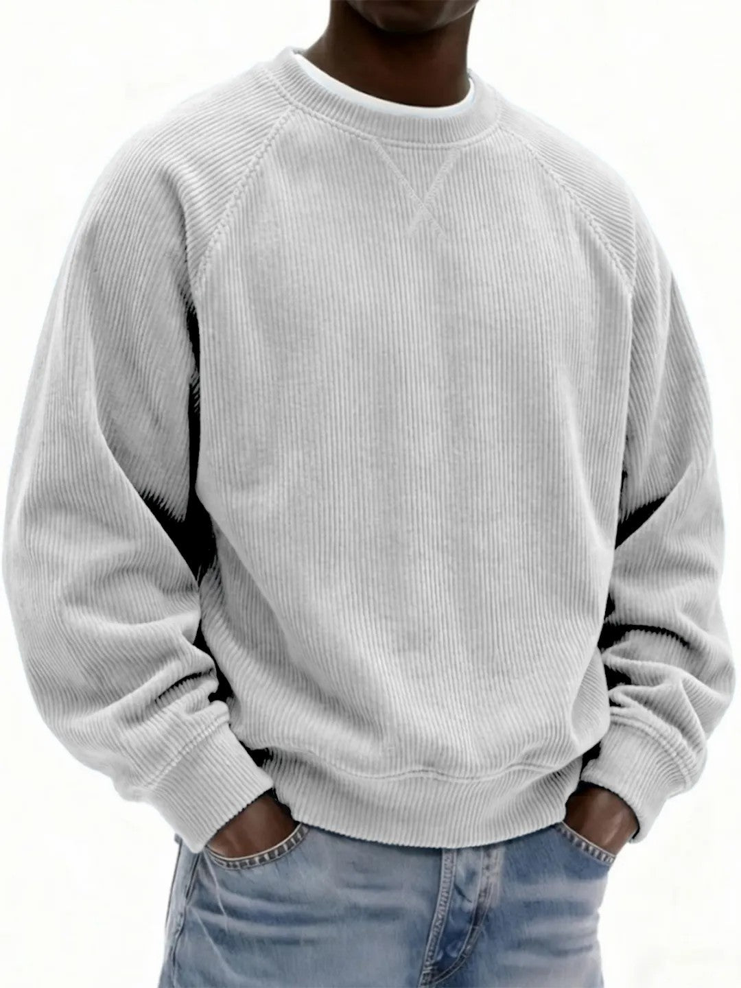 Men's Fashionable Simple And Relaxed Fit Sweatshirt