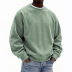 Men's Fashionable Simple And Relaxed Fit Sweatshirt