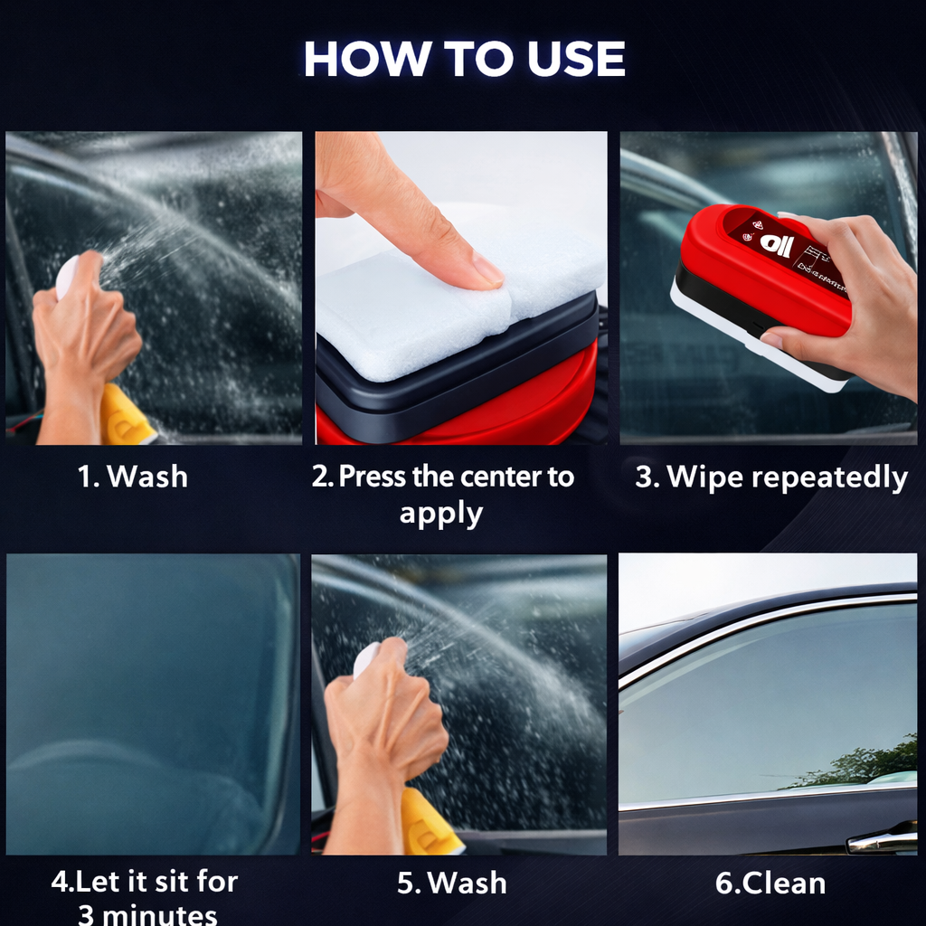 Automotive Oil Film Cleaning Brush