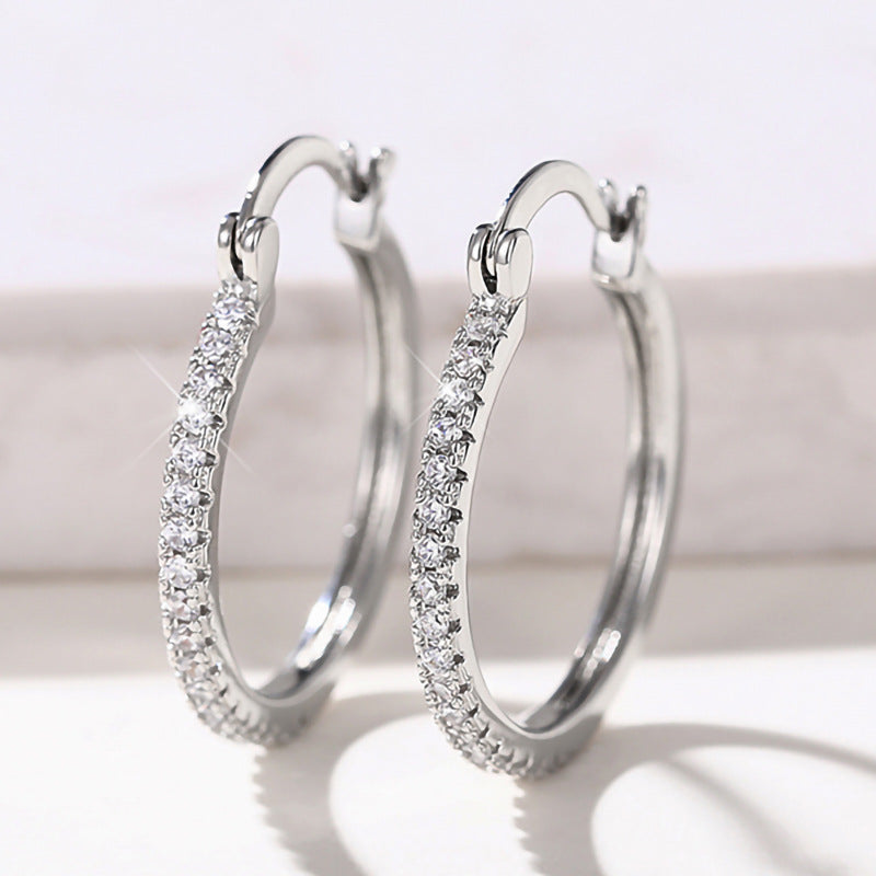 Big Circle Earrings Fashion Graceful Earring