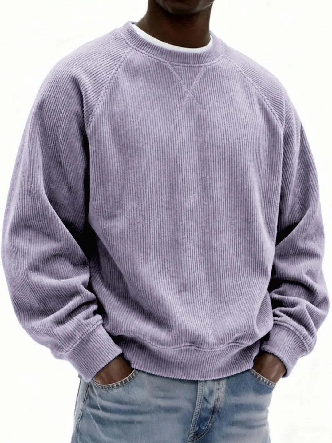 Men's Fashionable Simple And Relaxed Fit Sweatshirt