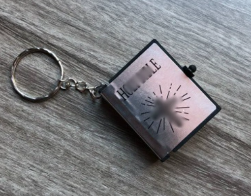 Mini Toy Book Keychain Pendant Bible Flip Book Ornaments