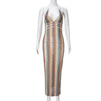 Striped Sexy & Stylish Camisole Dress For Women
