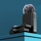 Wireless Lavalier Microphone Dual Core Noise Cancelling Microphone