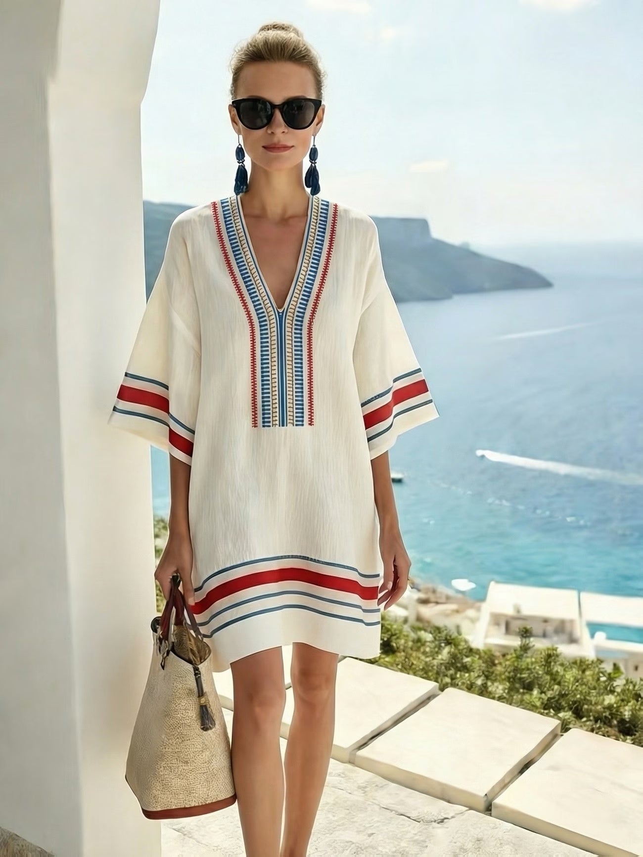 Loose-printed Long Skirt Girl