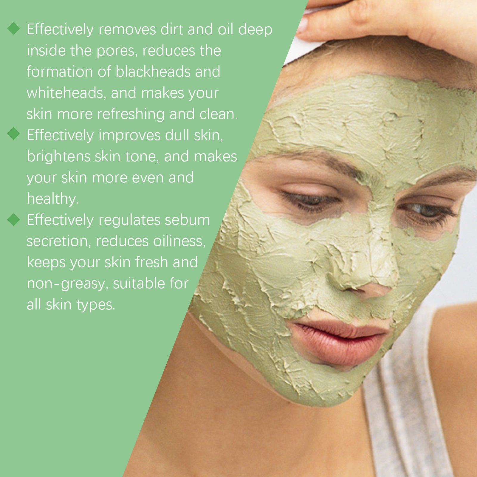 Hydrating And Firming Cleansing Pores Facial Skin Daub-type Clay Mask