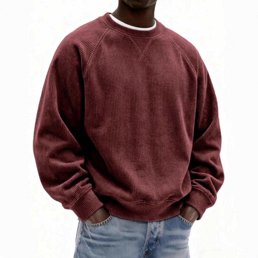 Men's Fashionable Simple And Relaxed Fit Sweatshirt
