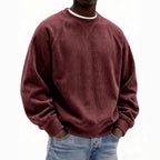 Men's Fashionable Simple And Relaxed Fit Sweatshirt