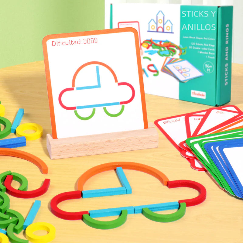 Children's Logic Puzzle Ring Game