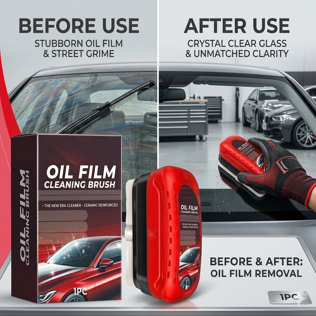 Automotive Oil Film Cleaning Brush