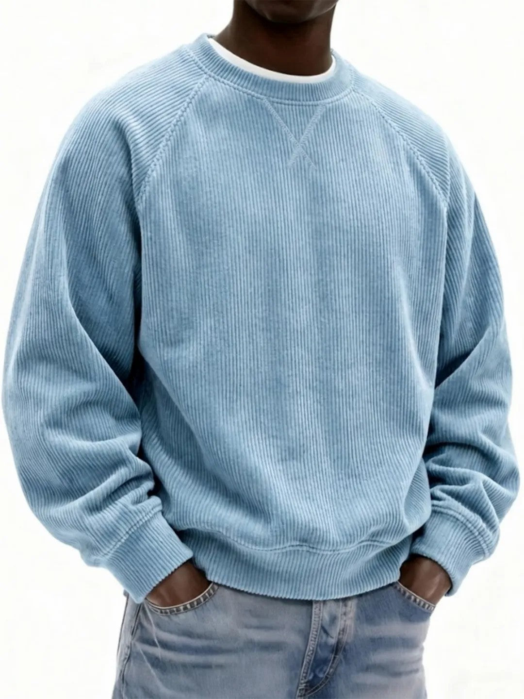 Men's Fashionable Simple And Relaxed Fit Sweatshirt