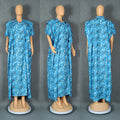 African Style Printing Plus Size Dress
