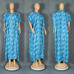 African Style Printing Plus Size Dress