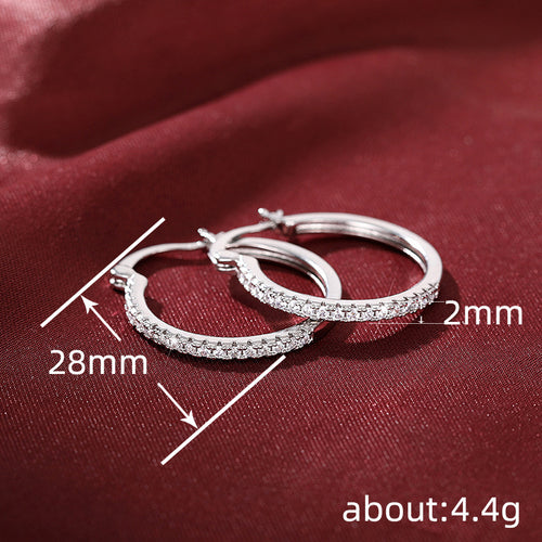 Big Circle Earrings Fashion Graceful Earring