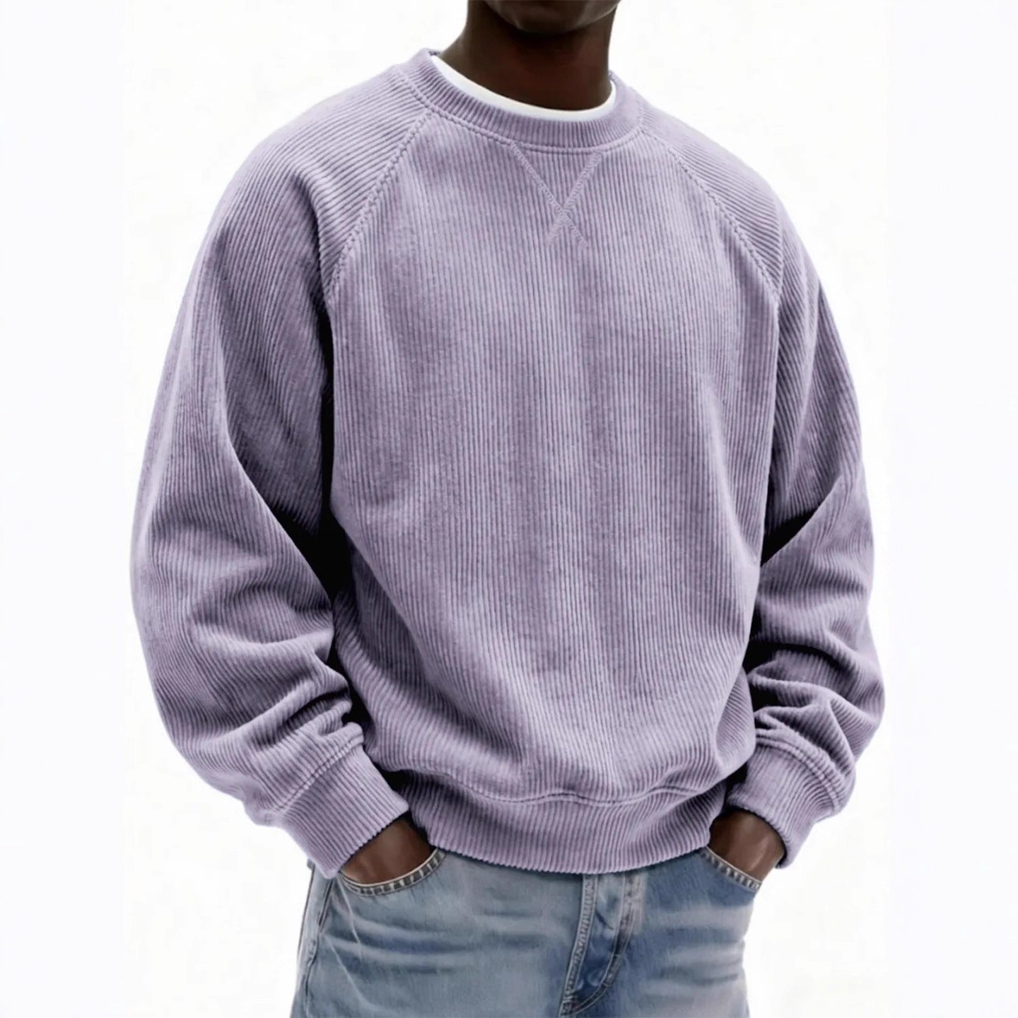 Men's Fashionable Simple And Relaxed Fit Sweatshirt