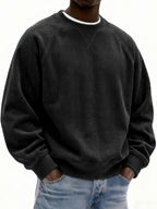 Men's Fashionable Simple And Relaxed Fit Sweatshirt