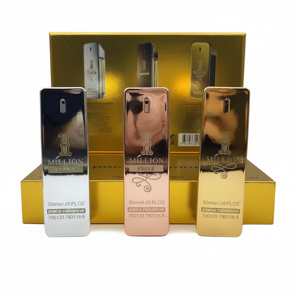 Paco Rabanne 1 Million gift set 3x30ml mini perfume set
