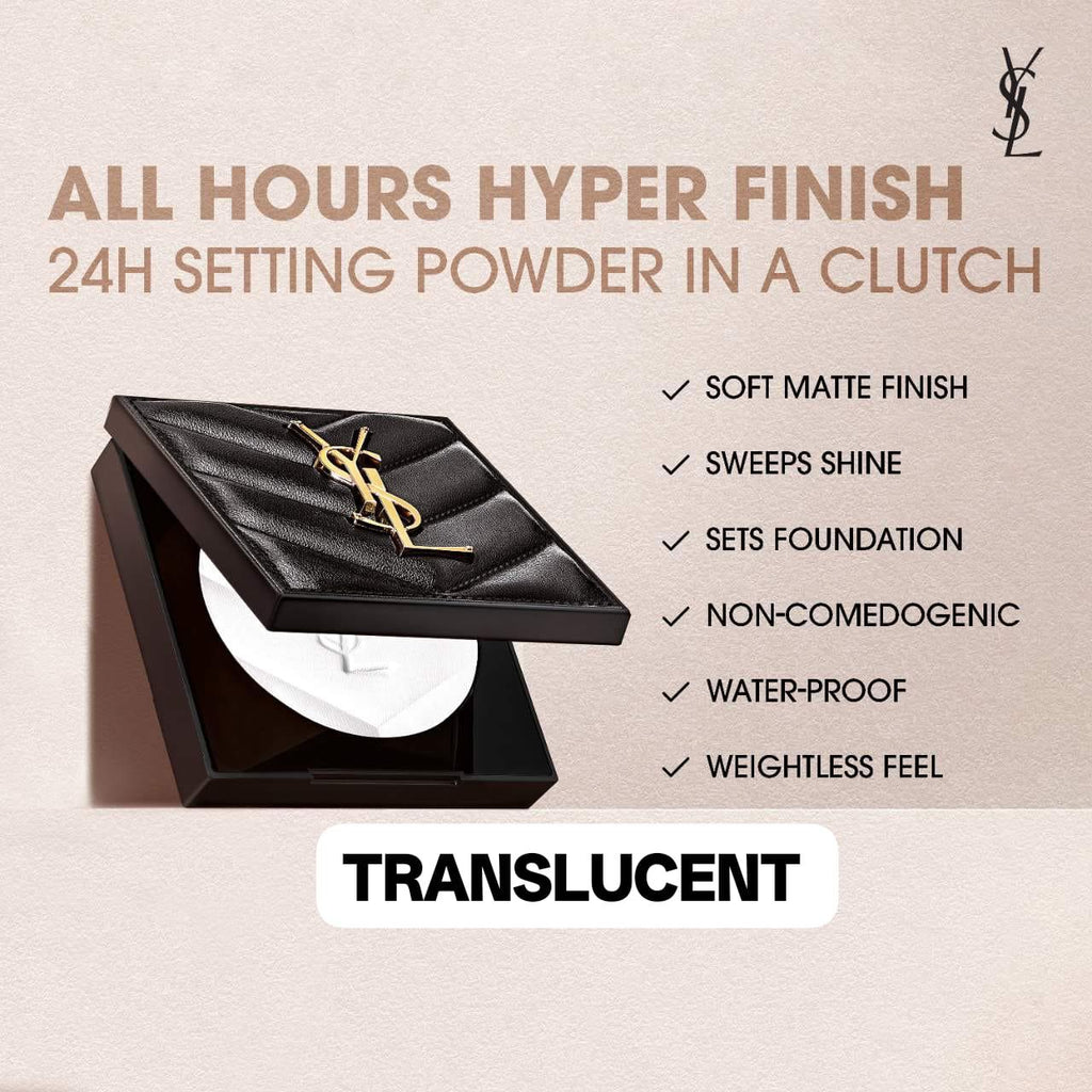 YSL POWDER CLUTCH ALL HOURS HYPER FINISH 24H